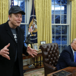 Маск и Трамп проведут “мирный призыв” после вражды; акции Tesla растут