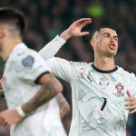 Роналду получил первую международную красную карточку за то, что Ирландия обыграла Португалию в отборочном матче чемпионата мира