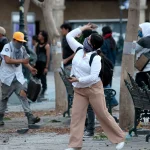 В ходе протестов против преступности в Мехико произошли столкновения, в результате которых 120 человек получили ранения